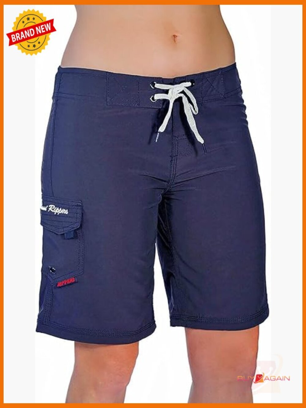 Women's 9" 4-Way Stretch Swim Shorts Boardshorts UPF 50